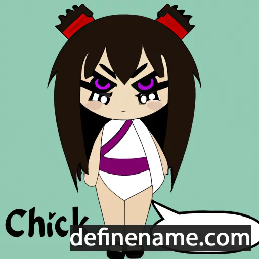 cartoon of the name Chikahiko