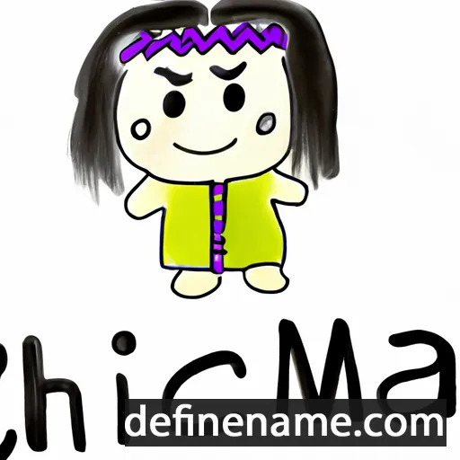 cartoon of the name Chikanma