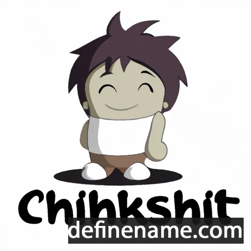 cartoon of the name Chikatoshi