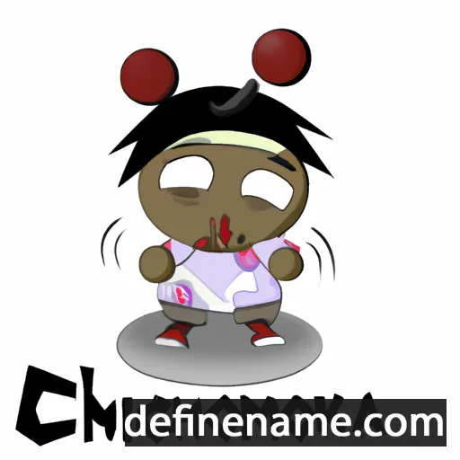 cartoon of the name Chikomera