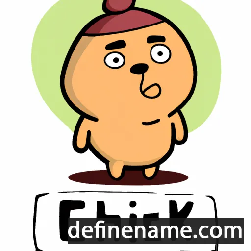 cartoon of the name Chikuk