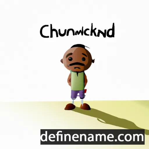 cartoon of the name Chikwendu