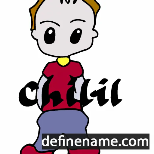 cartoon of the name Chil