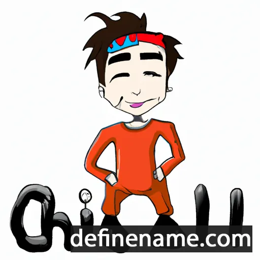 cartoon of the name Chil