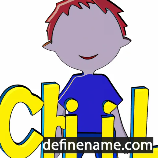 cartoon of the name Chil