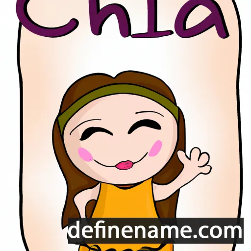 cartoon of the name Chila