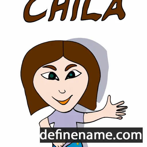 cartoon of the name Chila