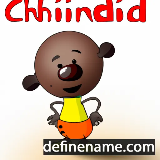 cartoon of the name Chimdindu