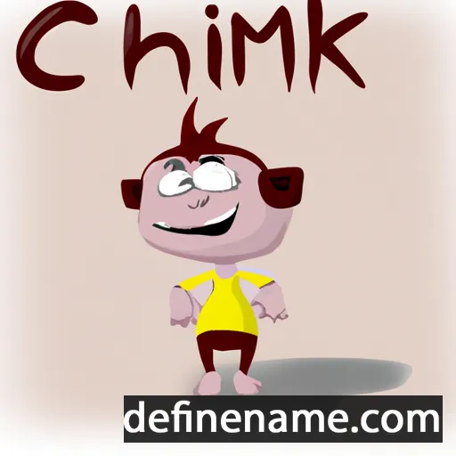 cartoon of the name Chimek