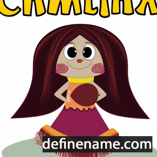 cartoon of the name Chimola