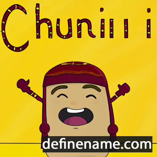 cartoon of the name Chimuclaní