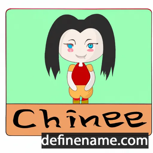 cartoon of the name Chinae