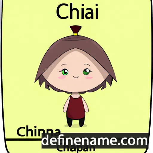 cartoon of the name Chinar