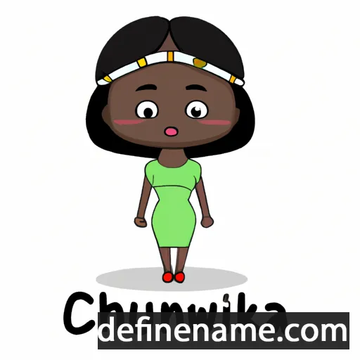 cartoon of the name Chinasaokwu