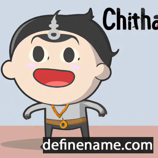 cartoon of the name Chindarat