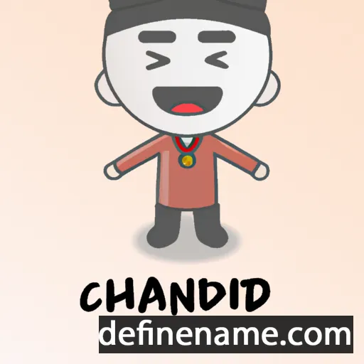 cartoon of the name Chindawan