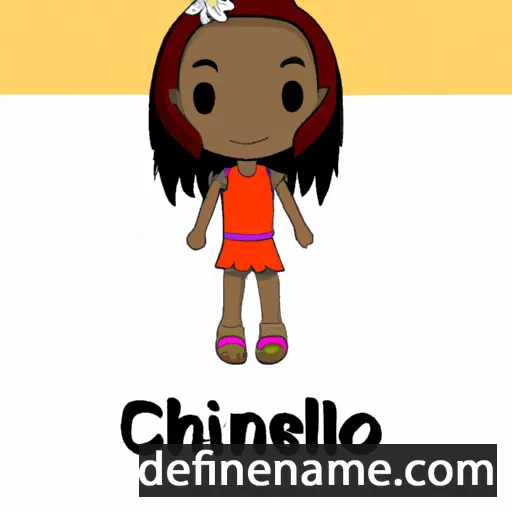 cartoon of the name Chinelo