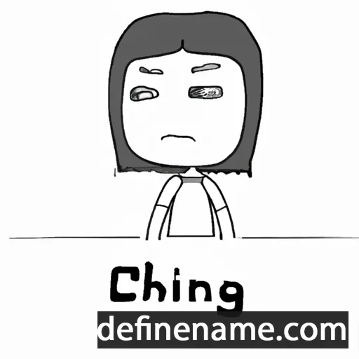 cartoon of the name Ching