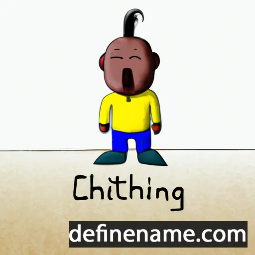 cartoon of the name Chinzorigt