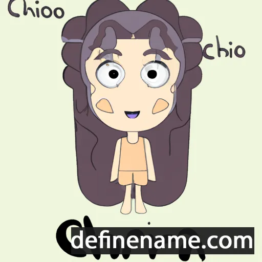 cartoon of the name Chiora