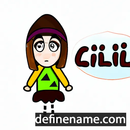 cartoon of the name Çilja