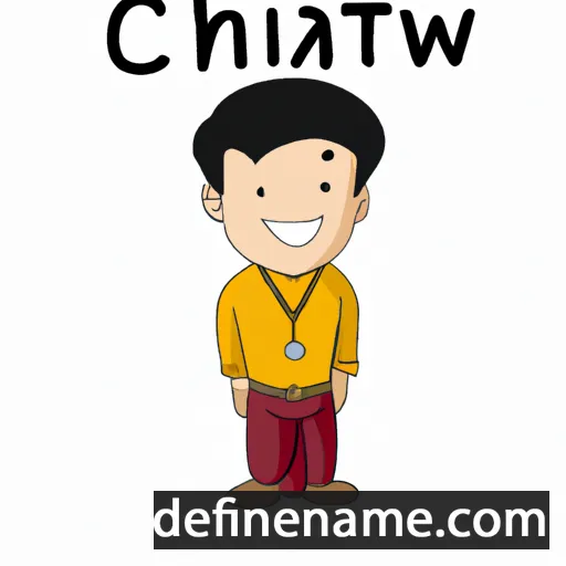 cartoon of the name Chirawat