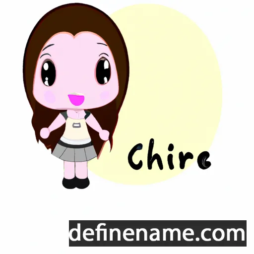 cartoon of the name Chirie