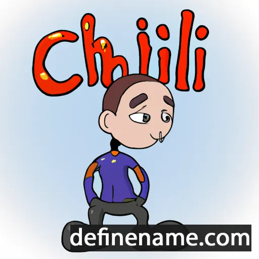 cartoon of the name Chiril