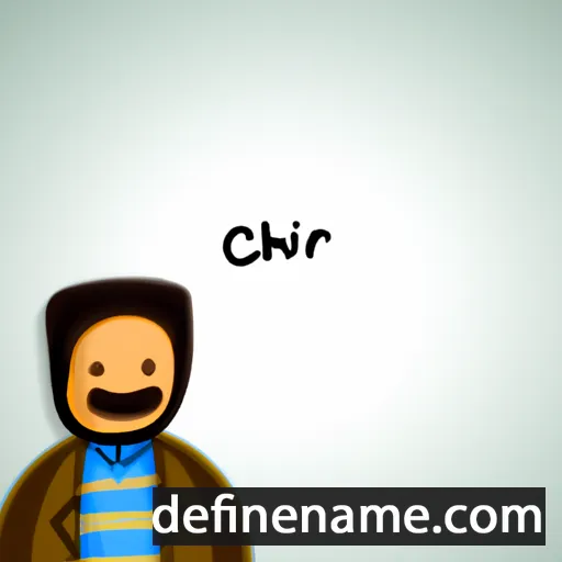 cartoon of the name Chirjot