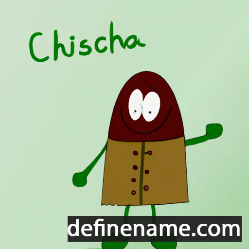 cartoon of the name Chischedda