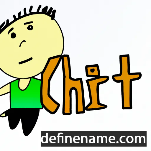 cartoon of the name Chit