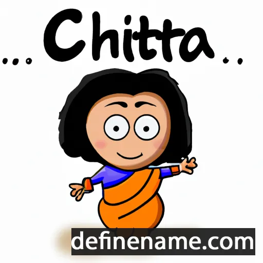 cartoon of the name Chittra