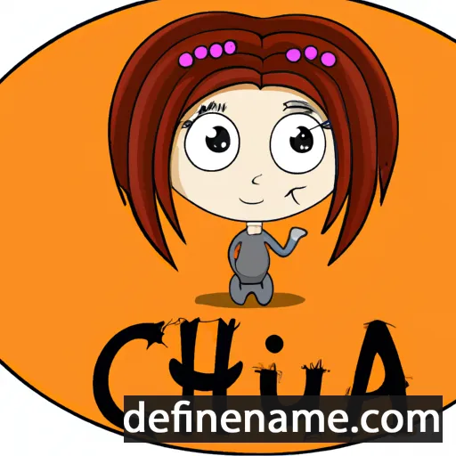 cartoon of the name Chiura