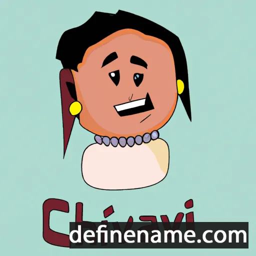 cartoon of the name Chivani