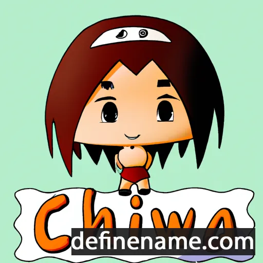 cartoon of the name Chiwa