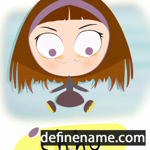 cartoon of the name Chloa