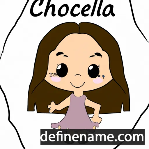 cartoon of the name Chloella