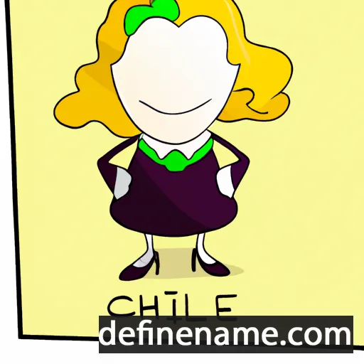 cartoon of the name Chlothilde