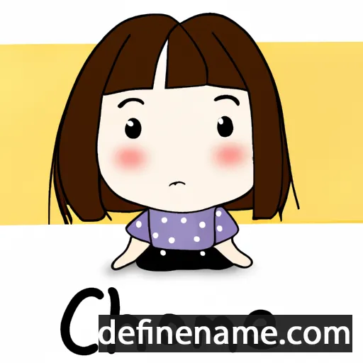 cartoon of the name Cho-mae