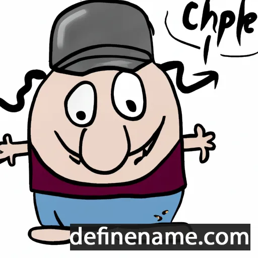 cartoon of the name Chöpel