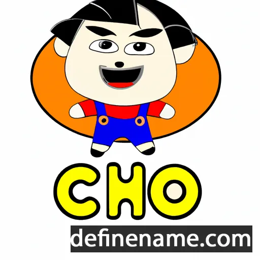 cartoon of the name Cho