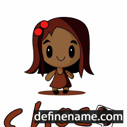 cartoon of the name Chocola