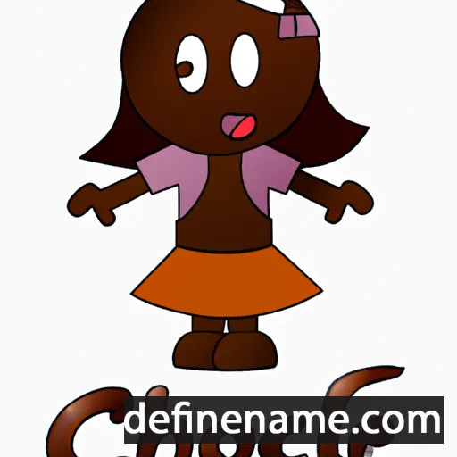 cartoon of the name Chocolat