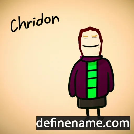 cartoon of the name Chodron