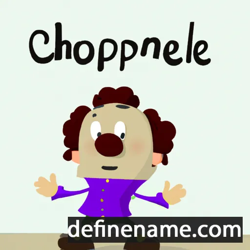 cartoon of the name Choimpel