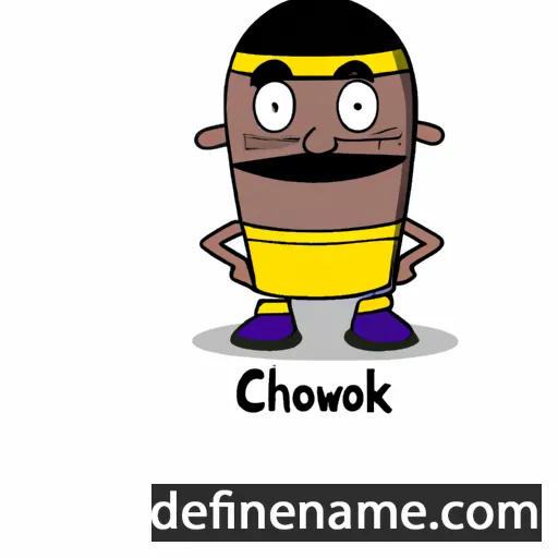 cartoon of the name Chokwadi