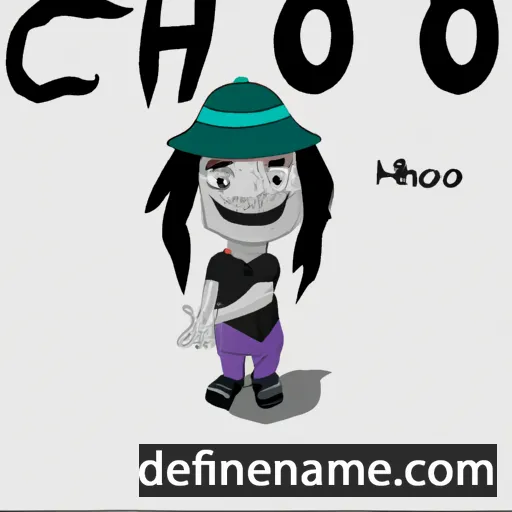 cartoon of the name Chol-Ho