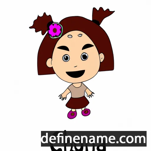 cartoon of the name Chona