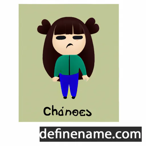 cartoon of the name Chonenias