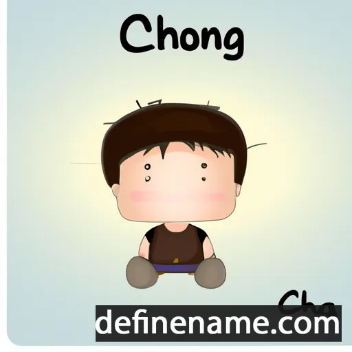 cartoon of the name Chonghua